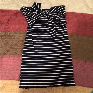 Mini striped dress